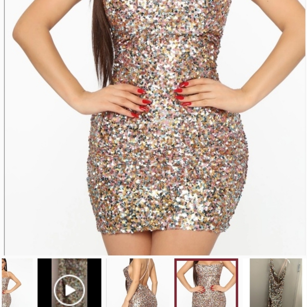 NWT Start the Show Sequence Dress